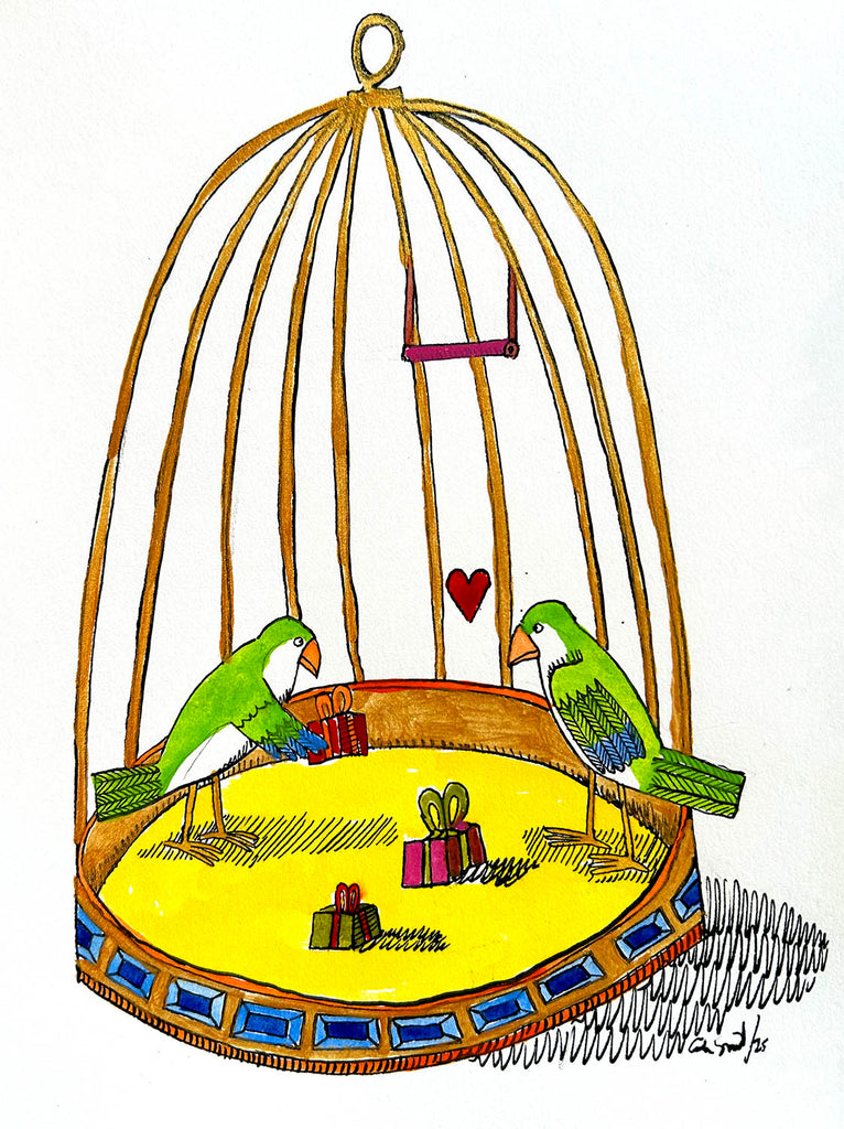 Colin Smith artwork 'Family Christmas' at Gallery78 Fredericton, New Brunswick