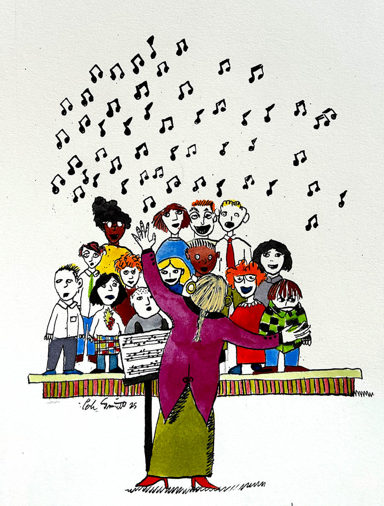 Colin Smith artwork 'Dress Rehearsal' at Gallery78 Fredericton, New Brunswick