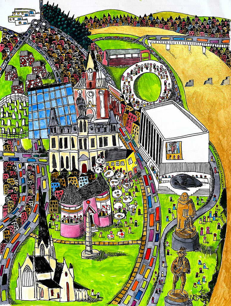 Colin Smith artwork 'My Favourite Things' at Gallery78 Fredericton, New Brunswick