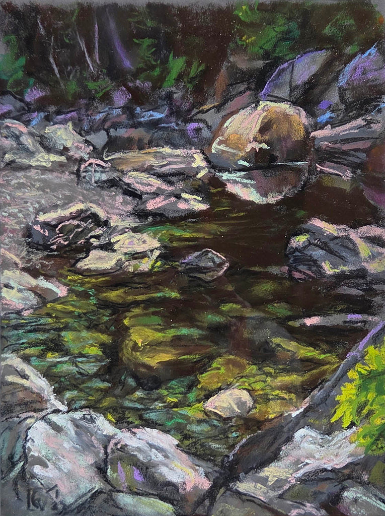 Guy Vézina artwork 'Along Moosehorn' at Gallery78 Fredericton, New Brunswick