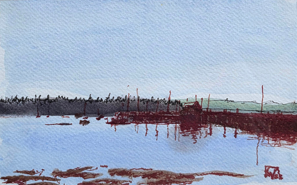 Guy Vézina artwork 'Day at St. Andrews' at Gallery78 Fredericton, New Brunswick