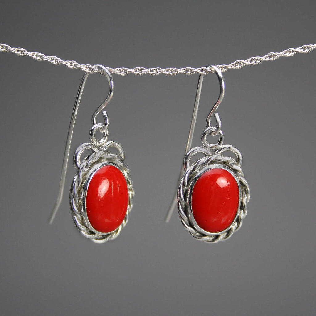 Ann Fillmore artwork 'Rosarita Oval Earrings' at Gallery78 Fredericton, New Brunswick