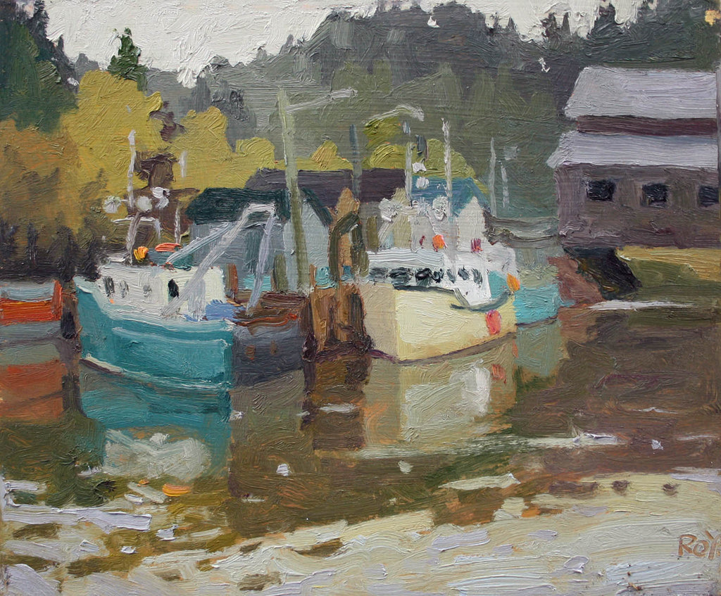 Réjean Roy artwork 'St. Martin' at Gallery78 Fredericton, New Brunswick