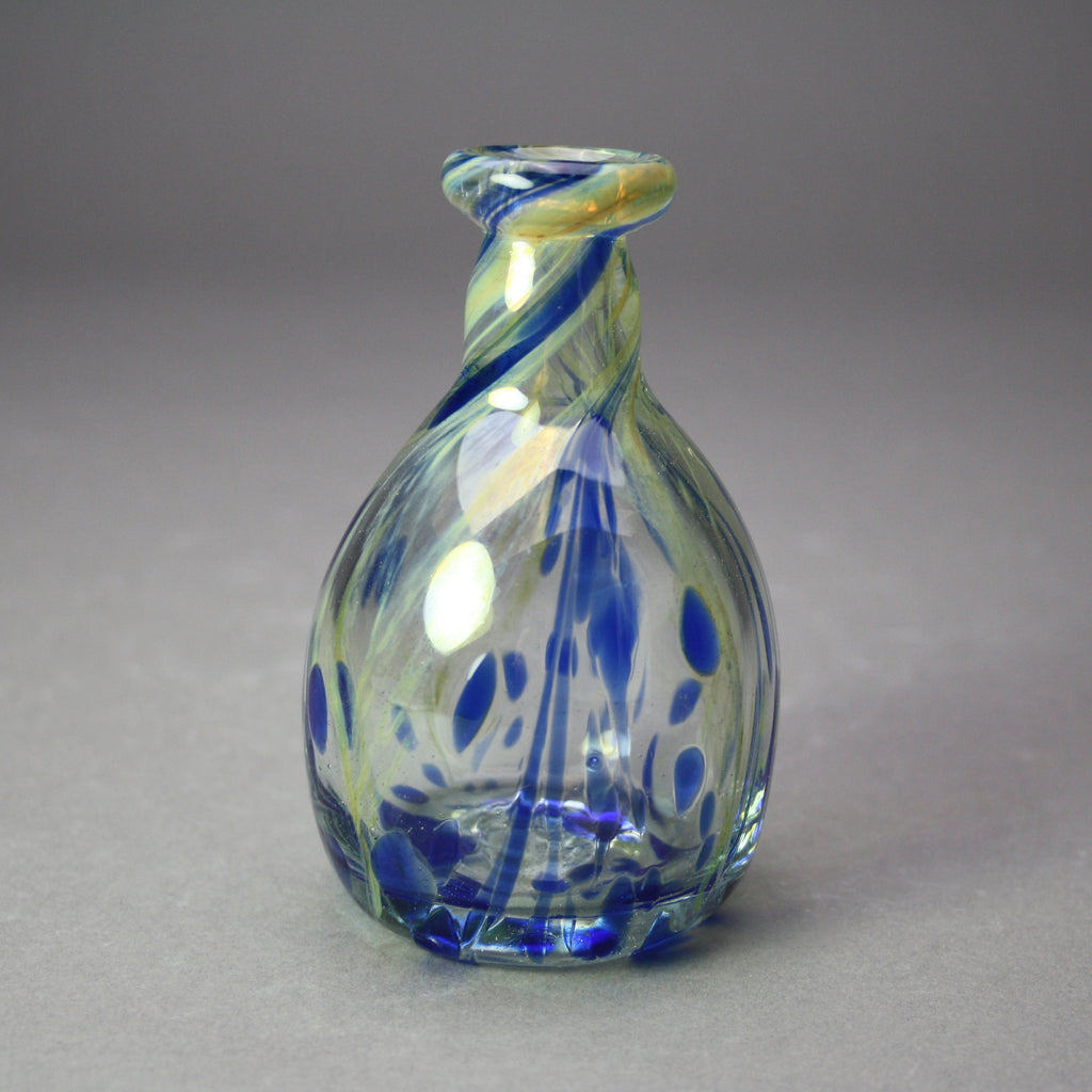 Martin Demaine artwork 'Small Vase with Blue Teardrops' at Gallery78 Fredericton, New Brunswick