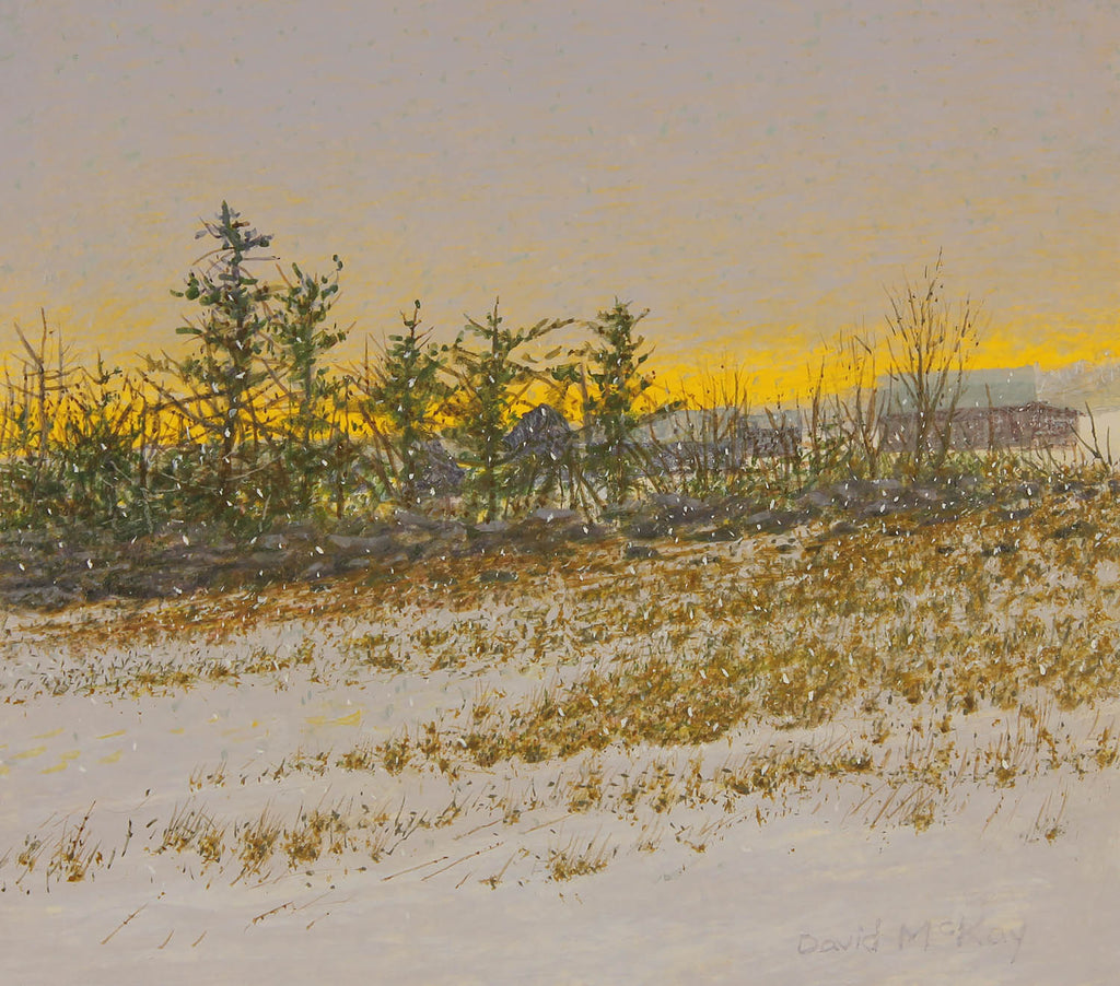David McKay artwork 'Surprise Flurries' at Gallery78 Fredericton, New Brunswick