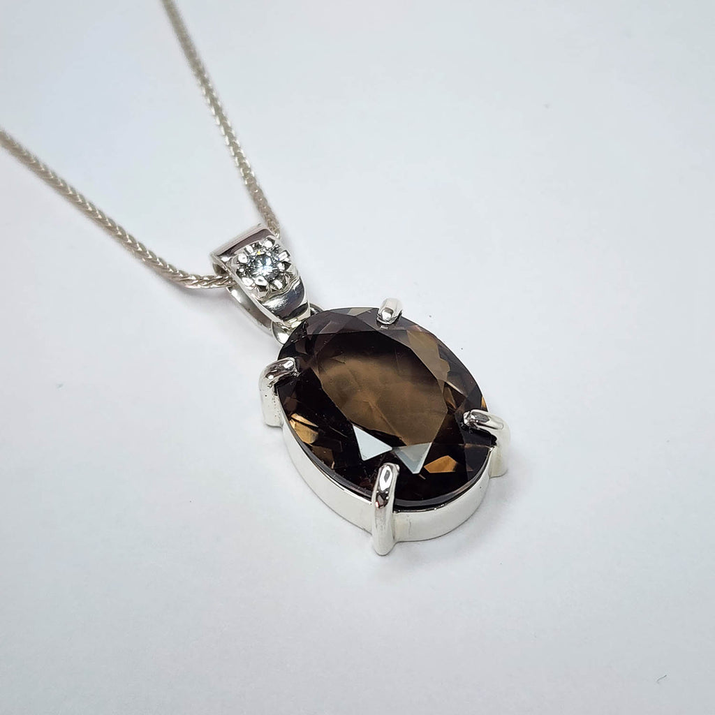 David Gomez artwork 'Smoky Quartz Pendant' at Gallery78 Fredericton, New Brunswick