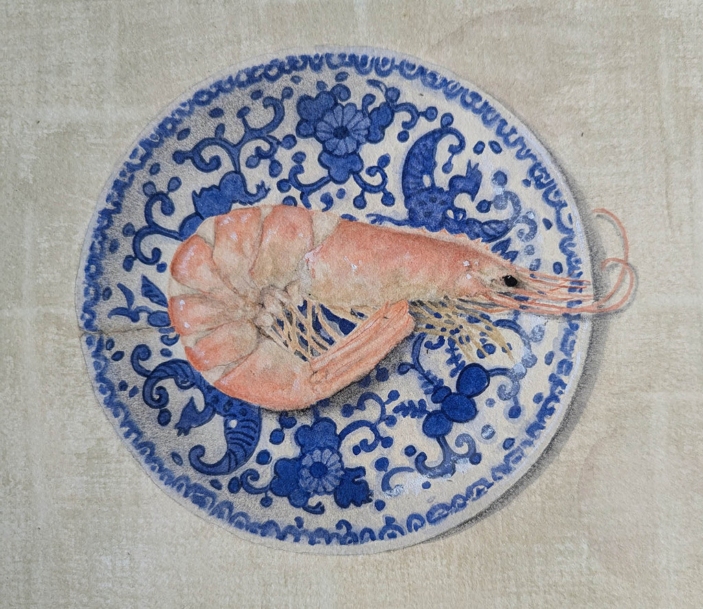 Cathy Ross artwork 'Shrimp' at Gallery78 Fredericton, New Brunswick