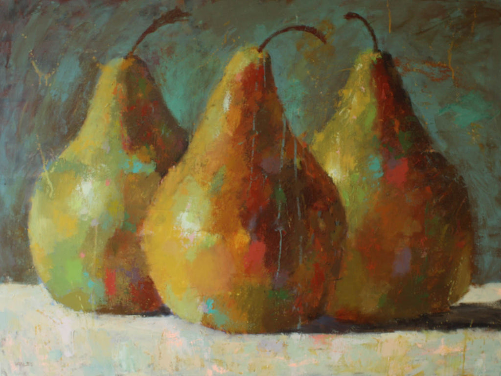 Paul Healey artwork 'Big Pears' at Gallery78 Fredericton, New Brunswick