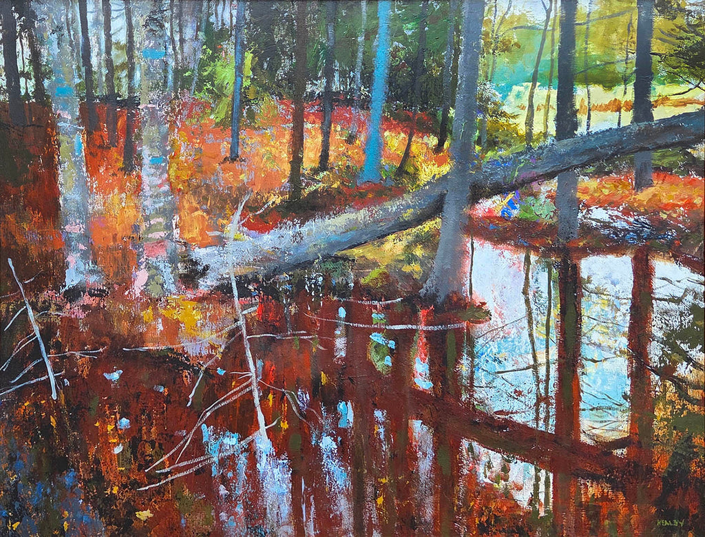 Paul Healey artwork 'Edge of the Woods' at Gallery78 Fredericton, New Brunswick