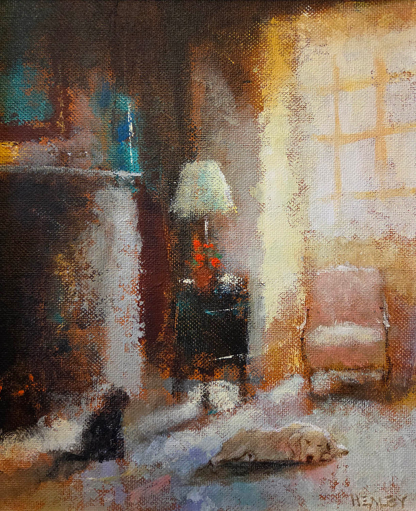 Paul Healey artwork 'Sleeping' at Gallery78 Fredericton, New Brunswick