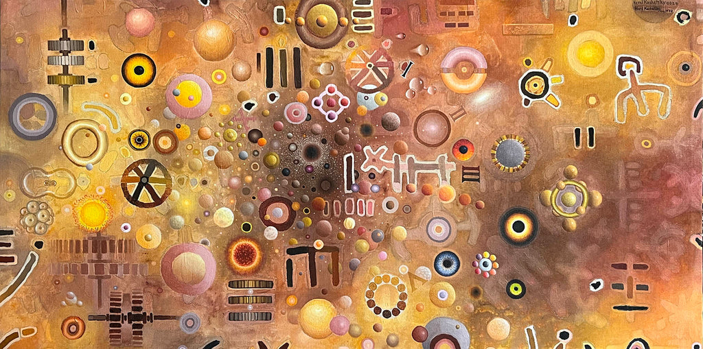 Herzl Kashetsky artwork 'Creation Unfolding' at Gallery78 Fredericton, New Brunswick