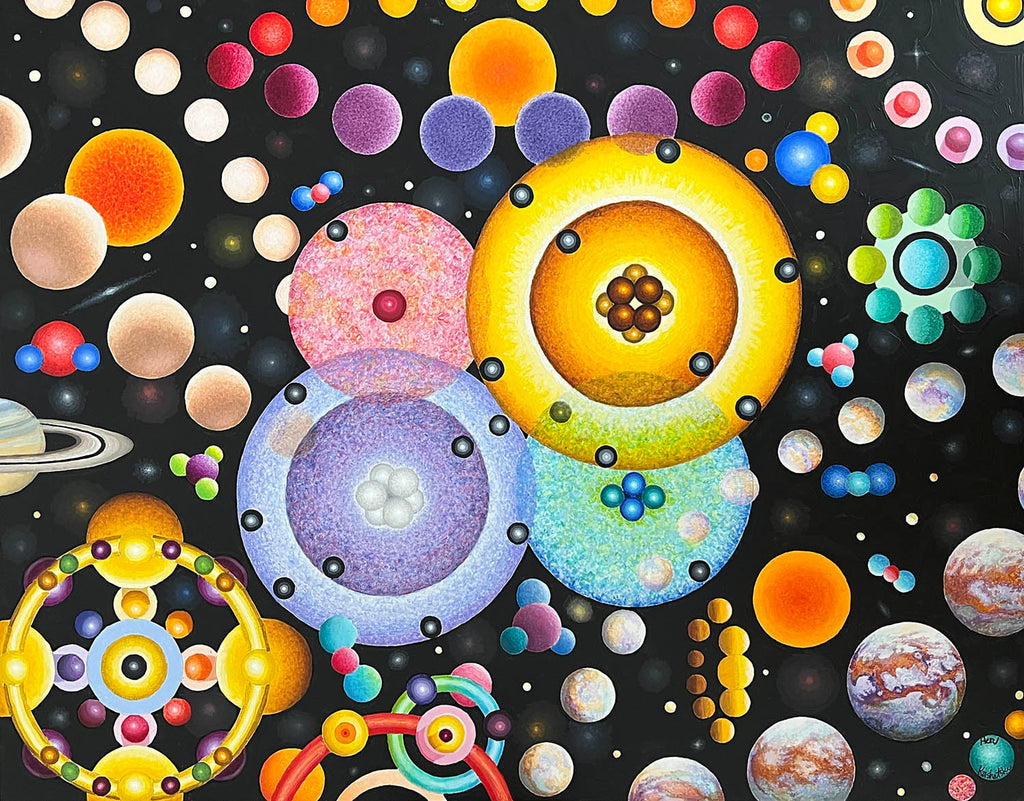 Herzl Kashetsky artwork 'The Infinitesimal to the Immense' at Gallery78 Fredericton, New Brunswick