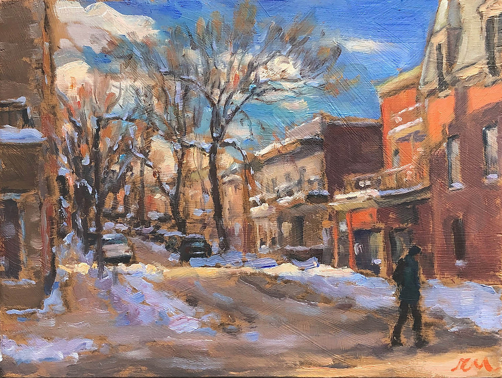 Richard Montpetit artwork 'Soleil de mars' at Gallery78 Fredericton, New Brunswick