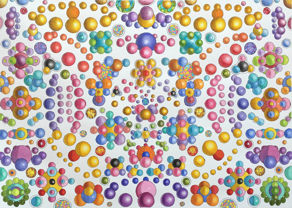 Herzl Kashetsky artwork 'Molecular Invention' at Gallery78 Fredericton, New Brunswick