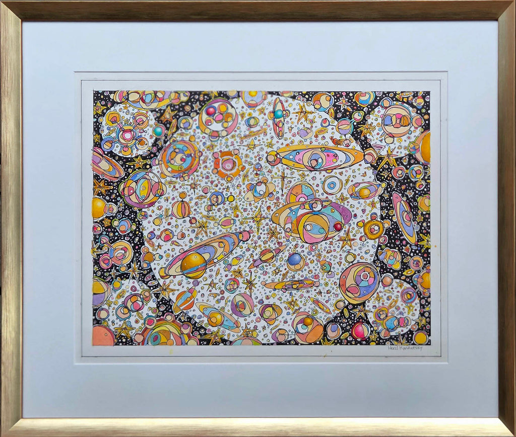 Herzl Kashetsky artwork 'Astronomical Abstract' at Gallery78 Fredericton, New Brunswick