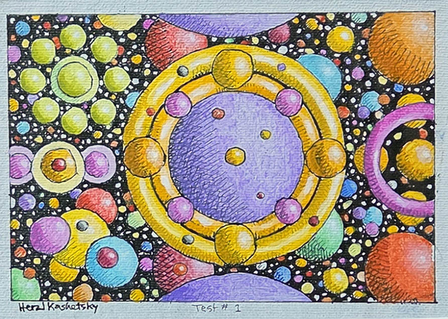 Herzl Kashetsky artwork 'Test #1' at Gallery78 Fredericton, New Brunswick