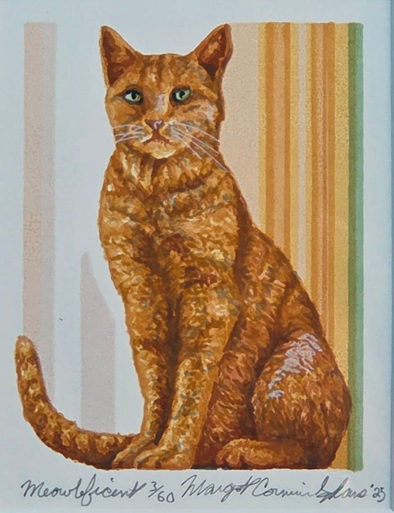 Margot Cormier Splane artwork 'Meowleficent' at Gallery78 Fredericton, New Brunswick