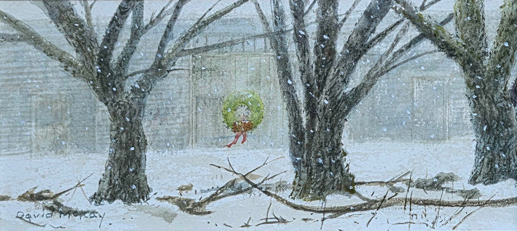 David McKay artwork 'Christmas in the Air' at Gallery78 Fredericton, New Brunswick