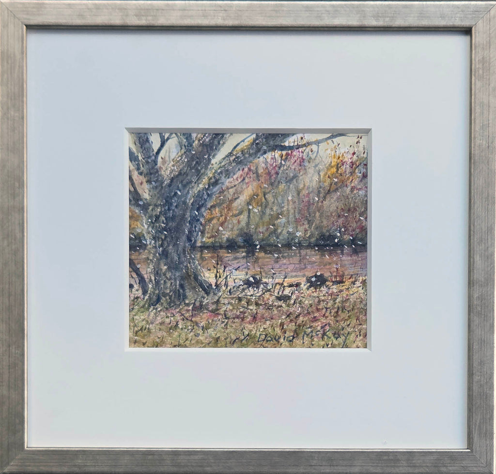 David McKay artwork 'A Few Early Flurries' at Gallery78 Fredericton, New Brunswick