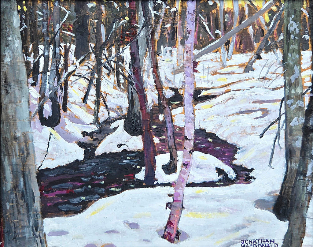 Jonathan MacDonald artwork 'Sunset at Beaverbrook' at Gallery78 Fredericton, New Brunswick