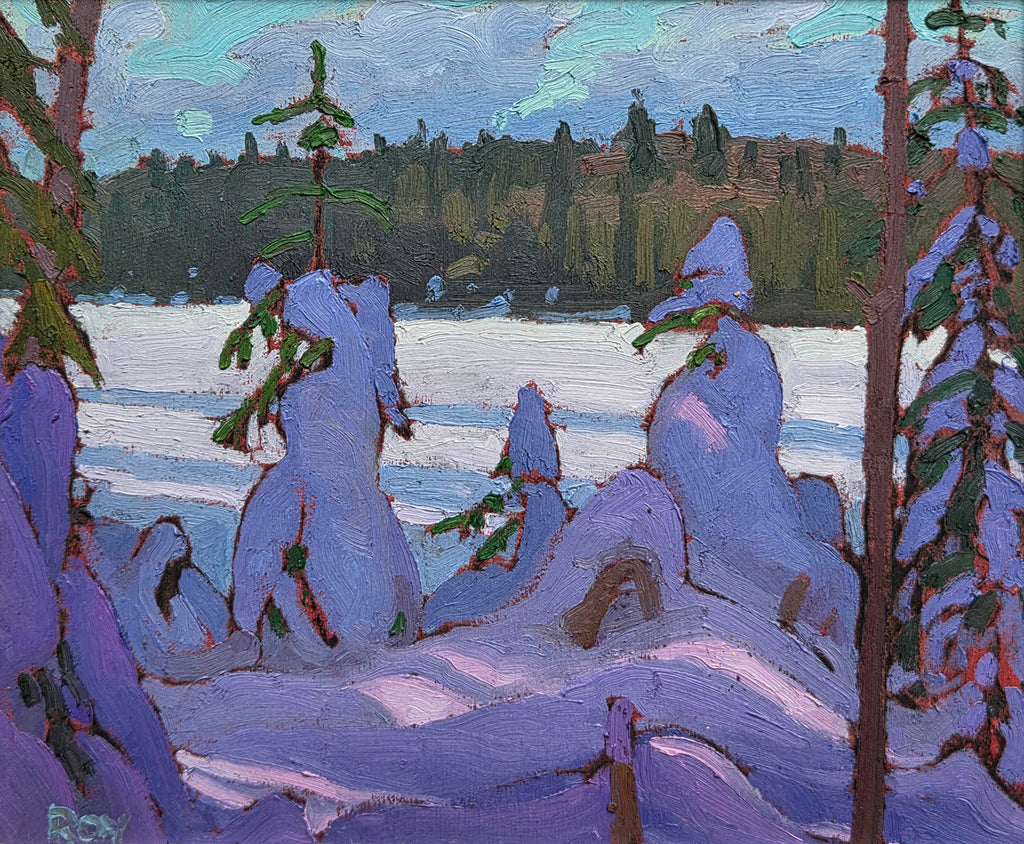 Réjean Roy artwork 'Lac Nigadoo (sketch)' at Gallery78 Fredericton, New Brunswick