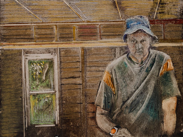 Francis Wishart artwork 'Self Portrait' at Gallery78 Fredericton, New Brunswick