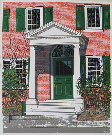 Fred Ross, OC, RCA artwork 'Beaverbrook/Starr House' at Gallery78 Fredericton, New Brunswick