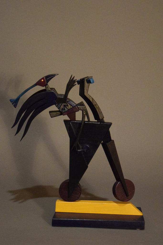 Werner Arnold artwork 'The Night Rider' at Gallery78 Fredericton, New Brunswick