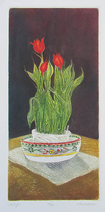 Vicki  MacLean artwork 'Tulips' at Gallery78 Fredericton, New Brunswick