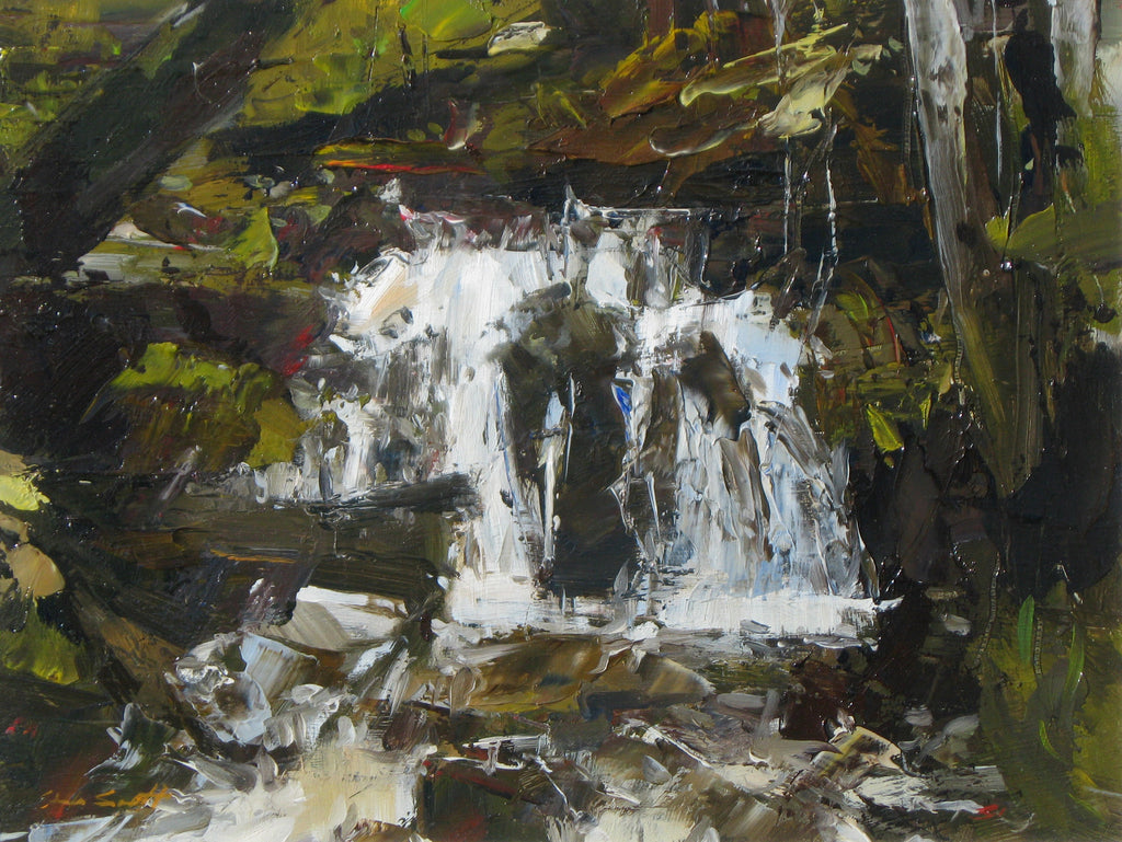 Stephen Scott artwork 'Small Falls' at Gallery78 Fredericton, New Brunswick