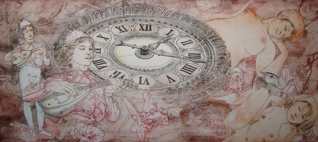 David  Silverberg, RCA artwork 'Horloge au Musée d'Orsay' at Gallery78 Fredericton, New Brunswick