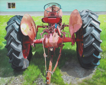 Peter Salmon artwork 'Untitled (Back of Tractor)' at Gallery78 Fredericton, New Brunswick