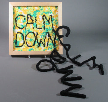 Danielle Hogan artwork 'Calm Down' at Gallery78 Fredericton, New Brunswick