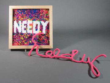 Danielle Hogan artwork 'Needy' at Gallery78 Fredericton, New Brunswick