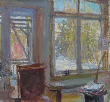 Stephen May artwork 'Back Room Window: Sunny Winter' at Gallery78 Fredericton, New Brunswick