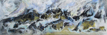 Monika Wright artwork 'Sea of Tranquility' at Gallery78 Fredericton, New Brunswick