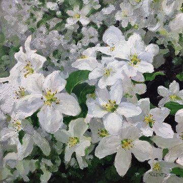 Vicky Lentz artwork 'Spring Blossoms' at Gallery78 Fredericton, New Brunswick