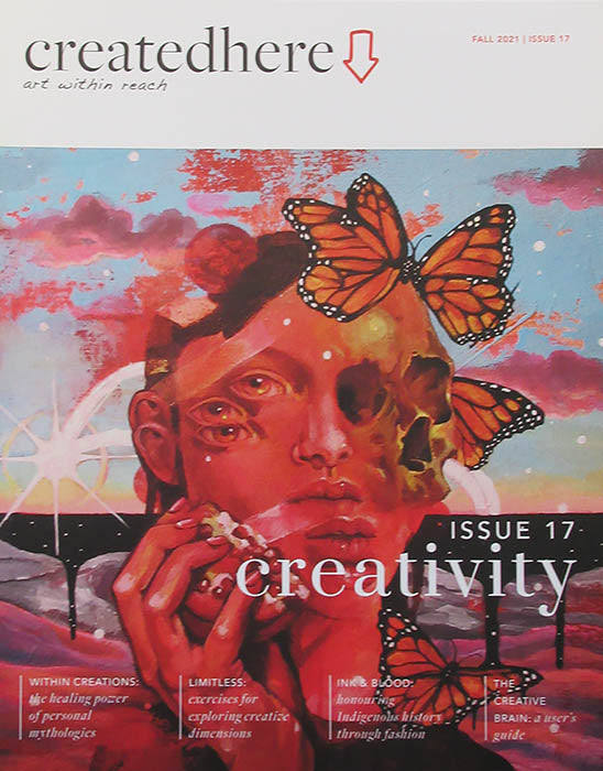 Retail >Books artwork 'CreatedHere Issue 17, Creativity' at Gallery78 Fredericton, New Brunswick