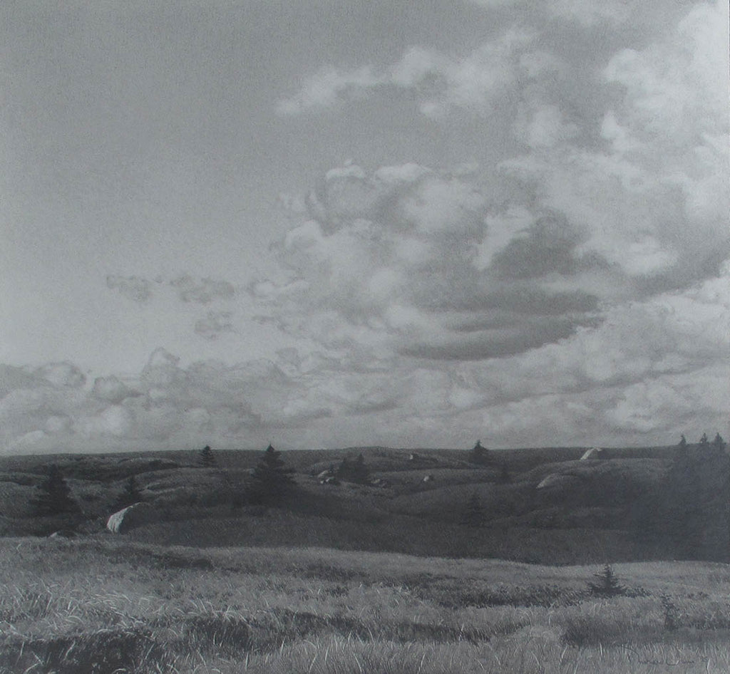 Richard Davis artwork 'Light Cloud over Cadden Bay' at Gallery78 Fredericton, New Brunswick
