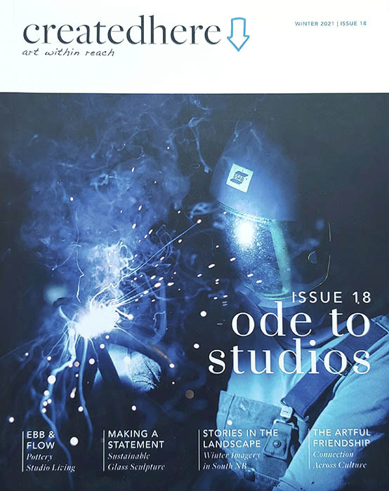 Catalogues >Books artwork 'CreatedHere Issue 18, ode to studios' at Gallery78 Fredericton, New Brunswick
