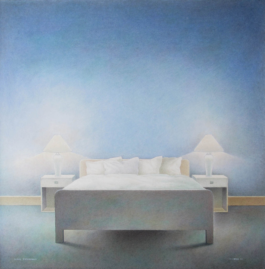 Lloyd  Fitzgerald artwork 'The Blue Room' at Gallery78 Fredericton, New Brunswick