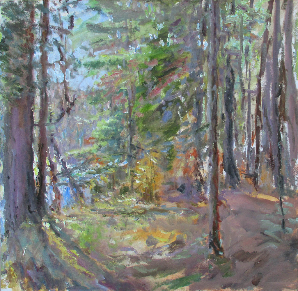 Stephen May artwork 'Path Along the Nashwaak' at Gallery78 Fredericton, New Brunswick