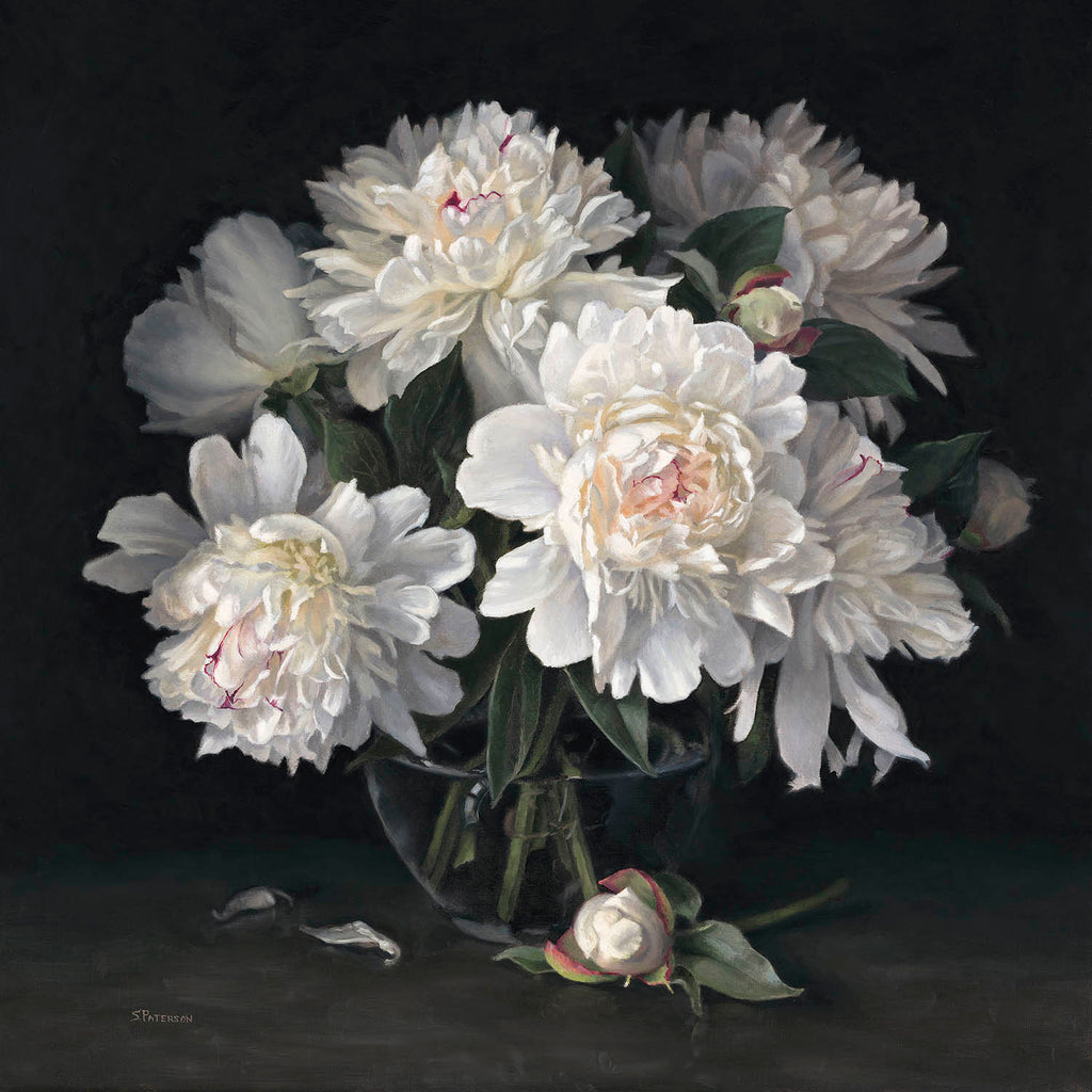 Susan Paterson artwork 'Vase of Peonies' at Gallery78 Fredericton, New Brunswick