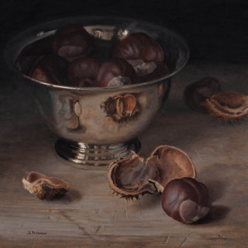 Susan Paterson artwork 'Chestnuts' at Gallery78 Fredericton, New Brunswick