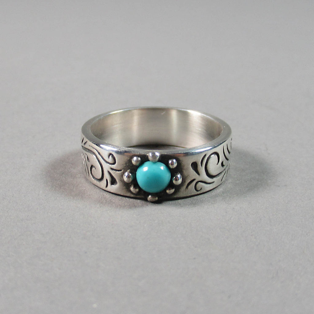 Allana Gerrie artwork 'Turquoise Ring, Size 7.5' at Gallery78 Fredericton, New Brunswick