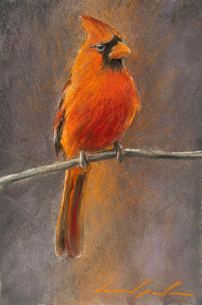 Daniel Porter artwork 'Cardinal' at Gallery78 Fredericton, New Brunswick