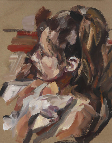 Stephen Scott artwork 'Head, Woman in Chemise' at Gallery78 Fredericton, New Brunswick