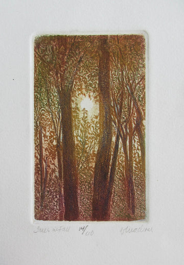 Vicki MacLean artwork 'Trees in Fall' at Gallery78 Fredericton, New Brunswick