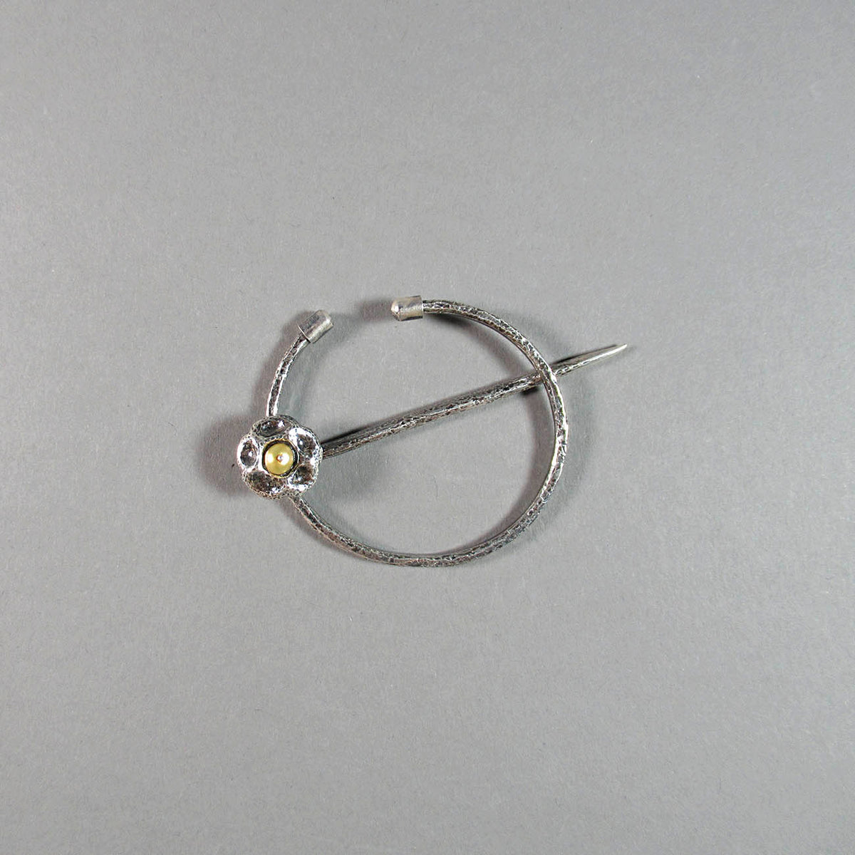 Anne Fillmore Original Artwork by Ann Fillmore 'Penannular Brooch with Small Pod and ...