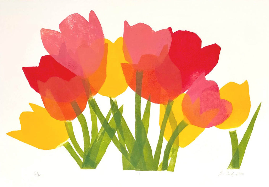 Lori Doody artwork 'Tulips II' at Gallery78 Fredericton, New Brunswick